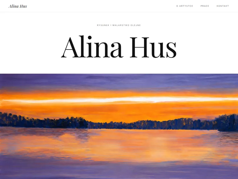 Przykładowa strona — Alina Hus — portfolio malarki