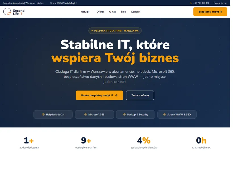 Realizacja — Second Life IT — outsourcing IT